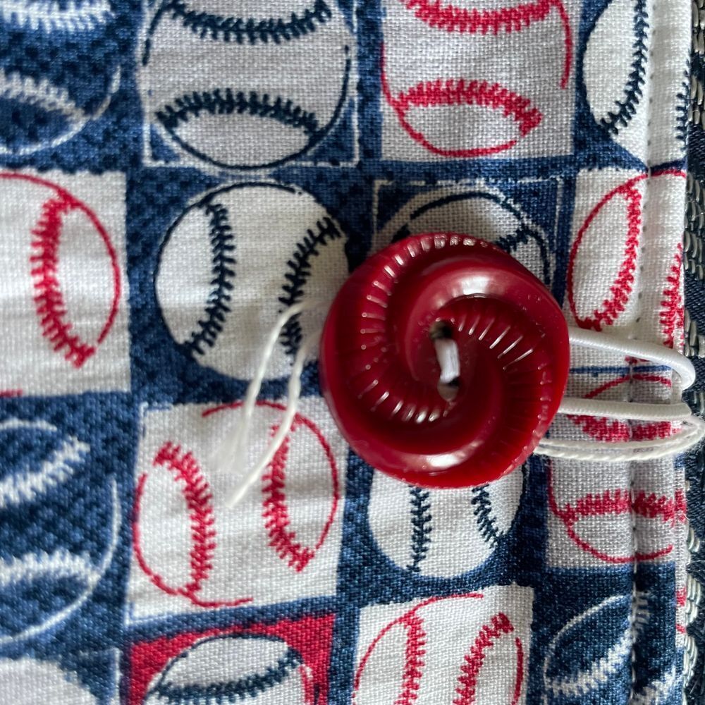 Handmade fabric wallet‎ billfold washable cotton baseball monkeys zebra NEW - Picture 10 of 16